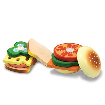 Melissa & Doug - Wooden Sandwich Party Play