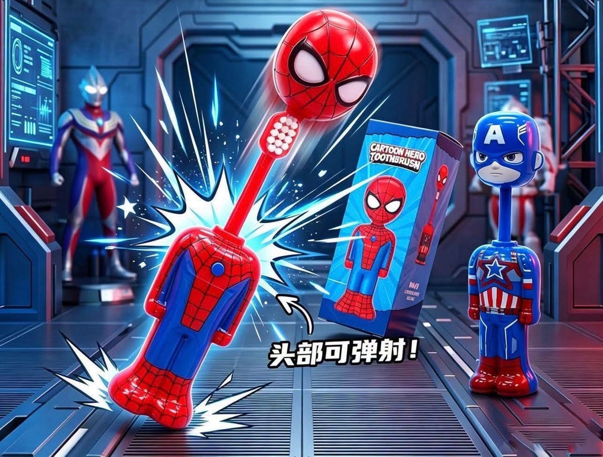 Superheroes - 2pcs Baby Toothbrush