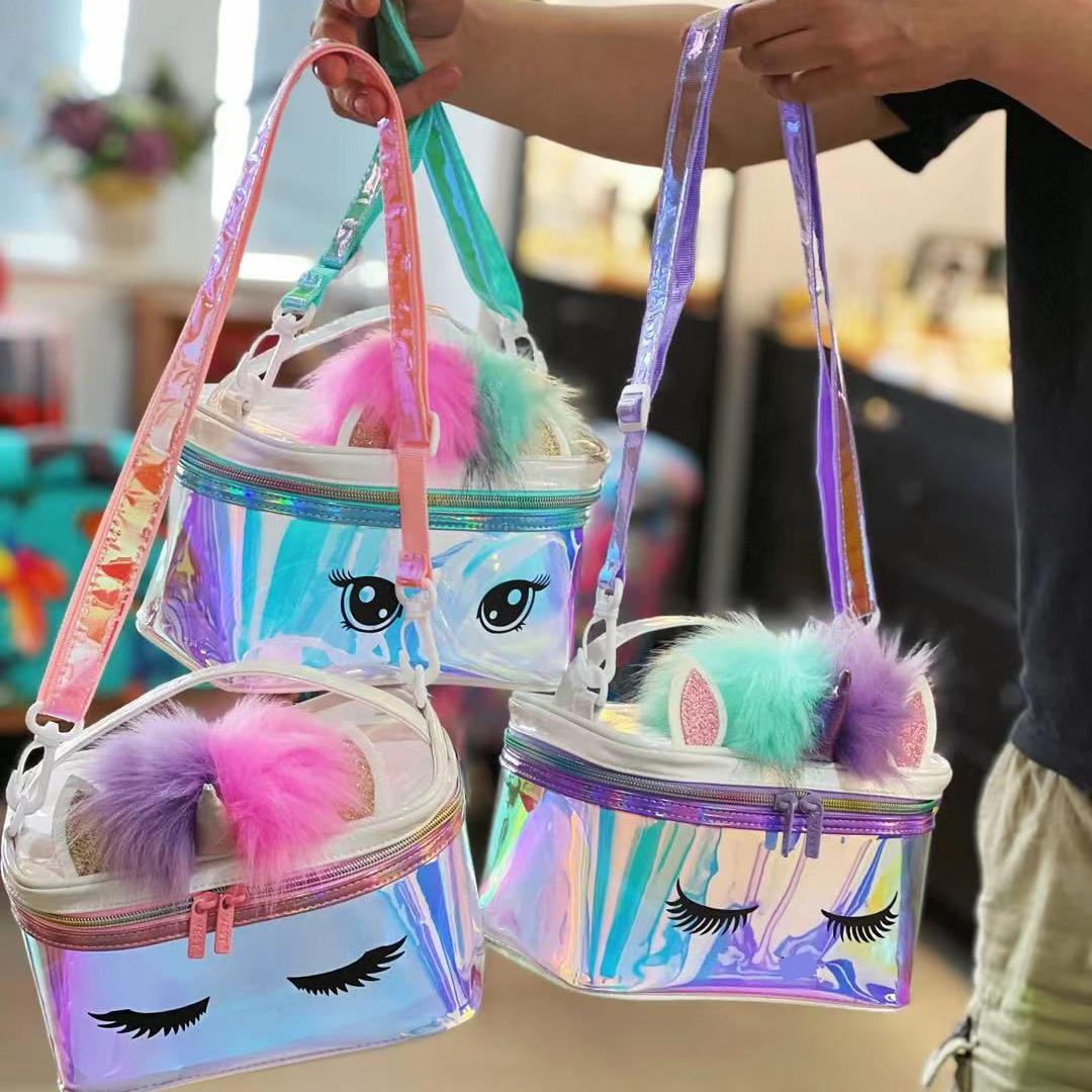 Big Holographic Multipurpose Shoulder Bag for Every Occasion (Pink)