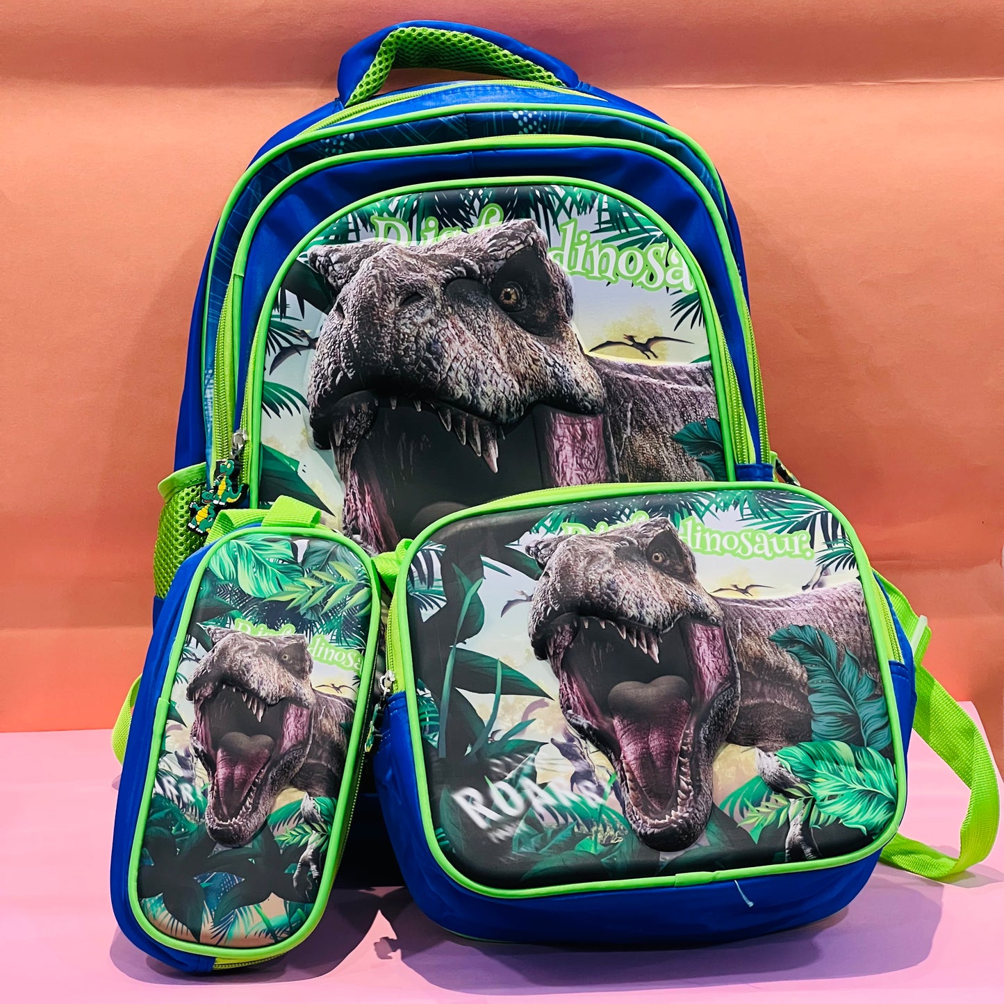 Cute School bags with Lunchbag and Pouch Combo