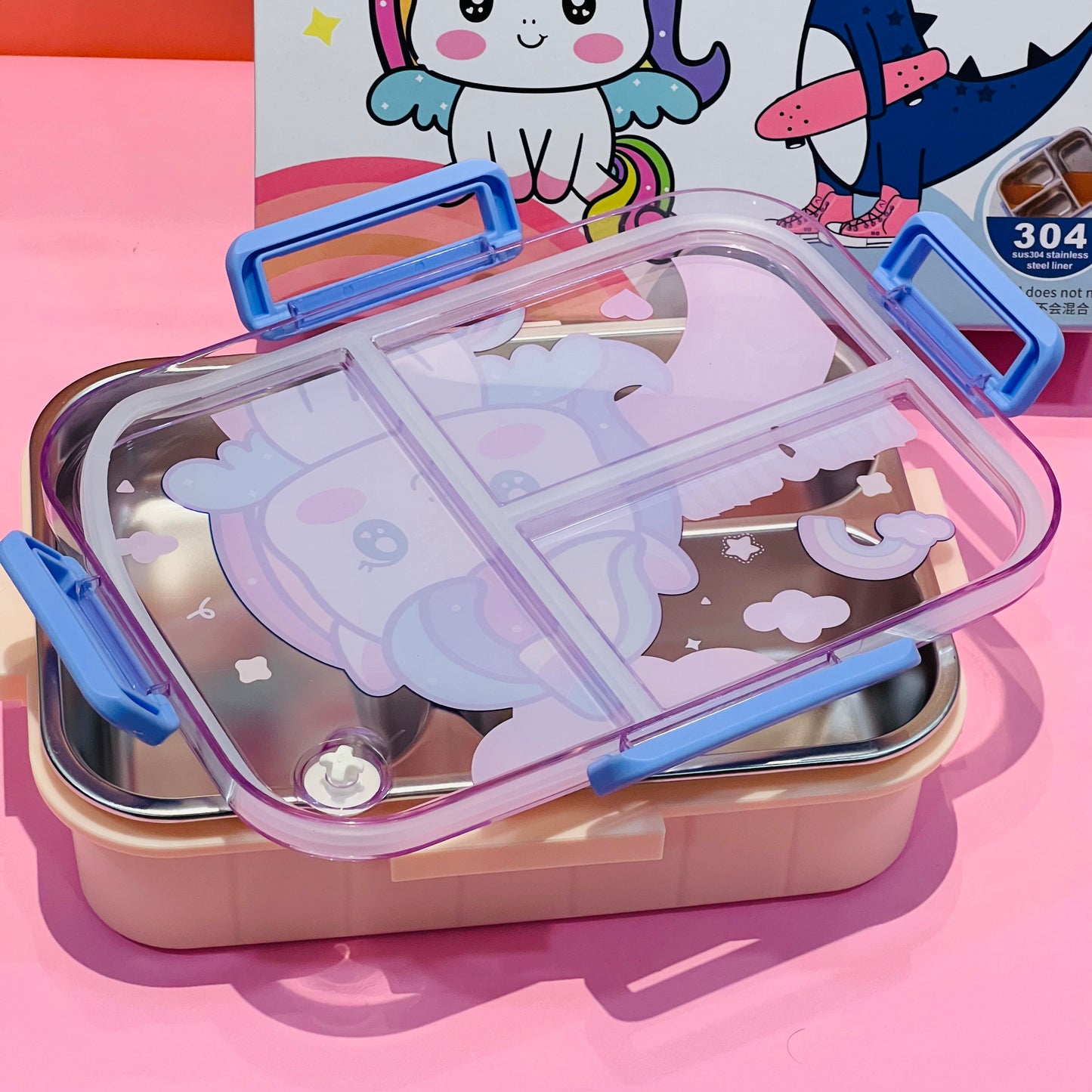 3 Grids Insulated Lunchbox