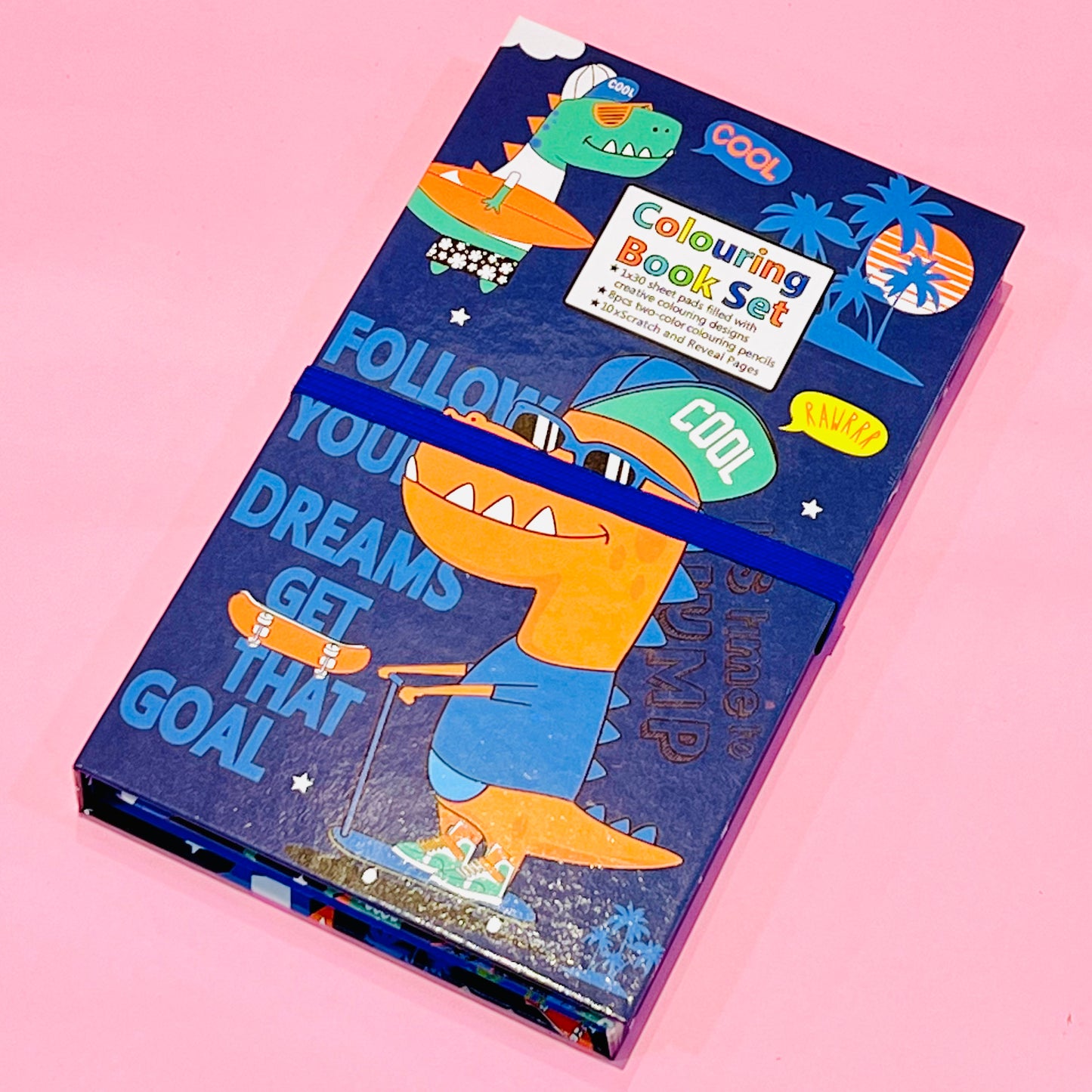 Scratch/Coloring Book Set