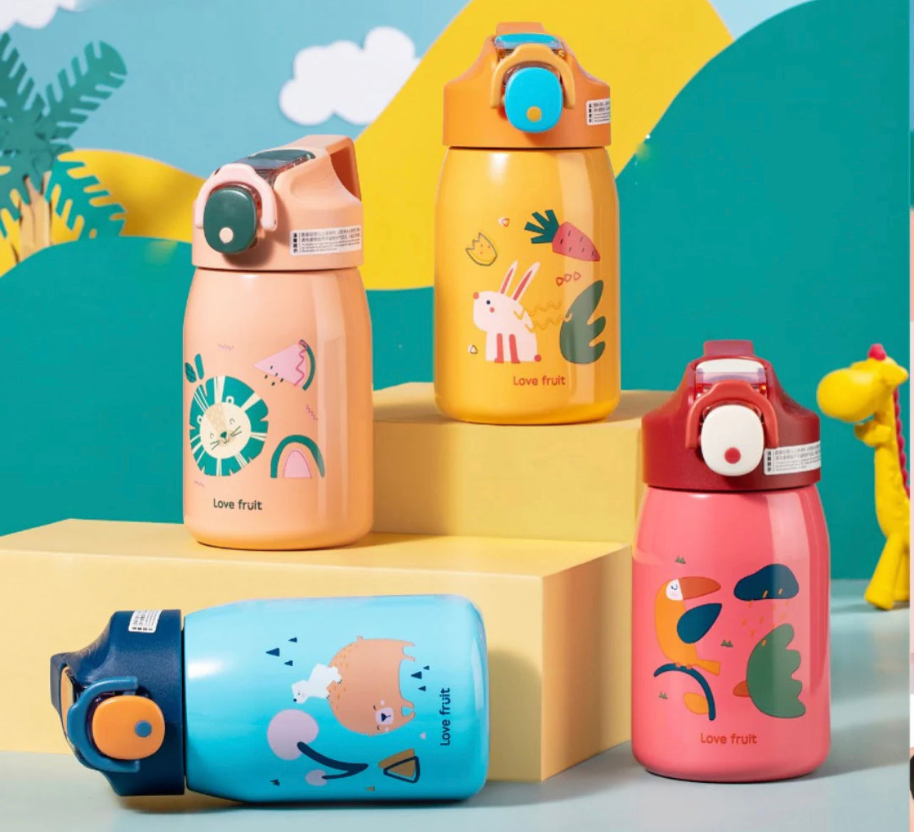 Jungle Safari Sippers - BPA Free, Insulated