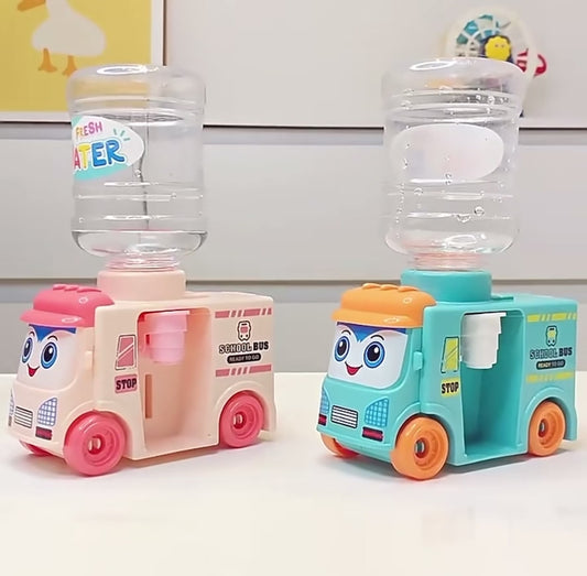 Mini Bus Water Tank/Dispenser with Playing Clay