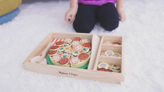 Melissa & Doug - Wooden Pizza Party Play