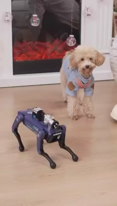 Smart Police Robot Dog - Interactive Pet | Voice & Handheld Remote, 30+ Lifelike Actions, Programmable Play, 25m Range