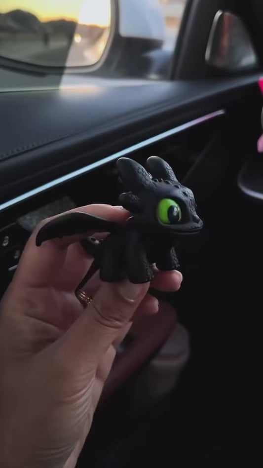 Mini Glowing Dragon - Trendy Keychain