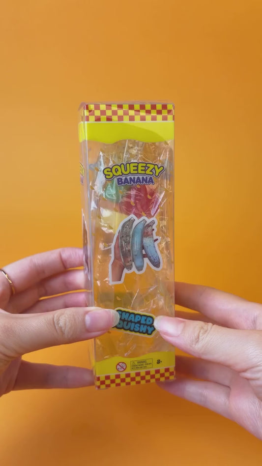 Banana Fruit Filled Squishy Toy - Coconut Oil