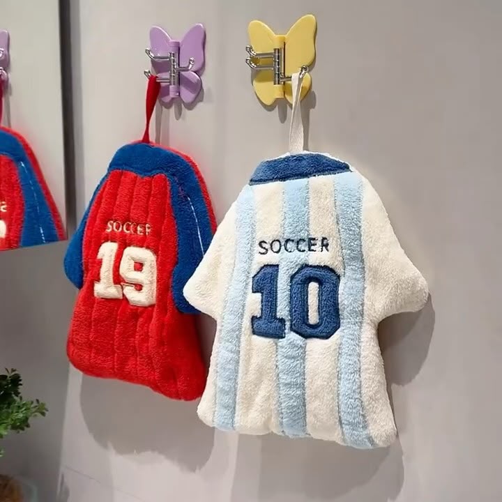 Coral Fleece Football - Hand Towel