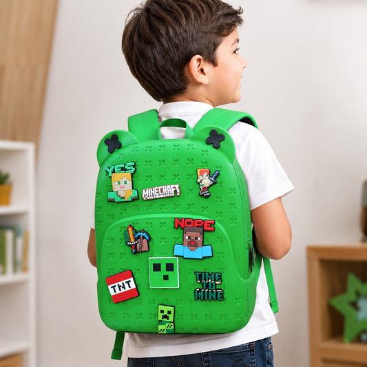 Minecraft - Silicone Backpack With DIY Jibbitz