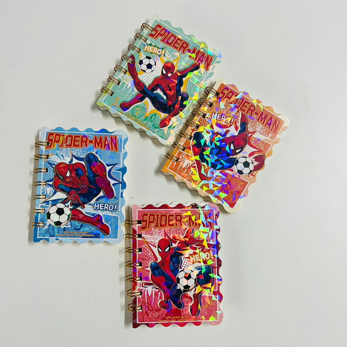 Spiderman - Mini Holographic Spiral Diary