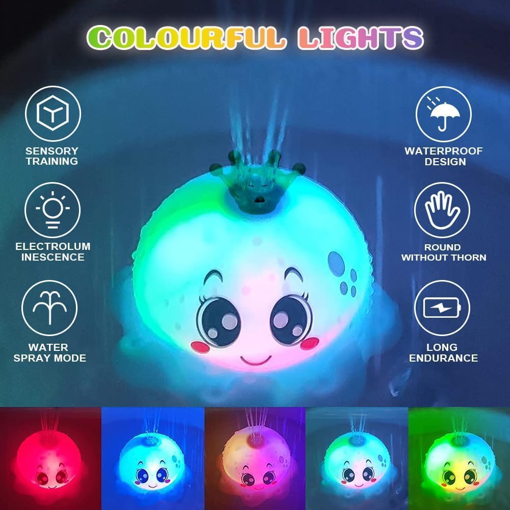 Cute Octopus Baby Bath Toy with Water Spray