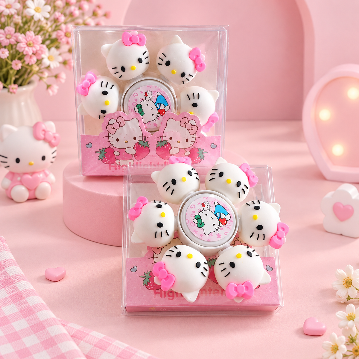 Hello Kitty Highlighter With Spinner