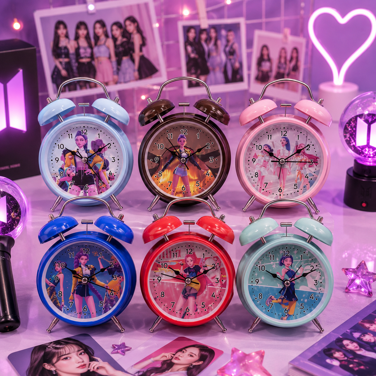 K-pop Twin Bell Alarm Clock
