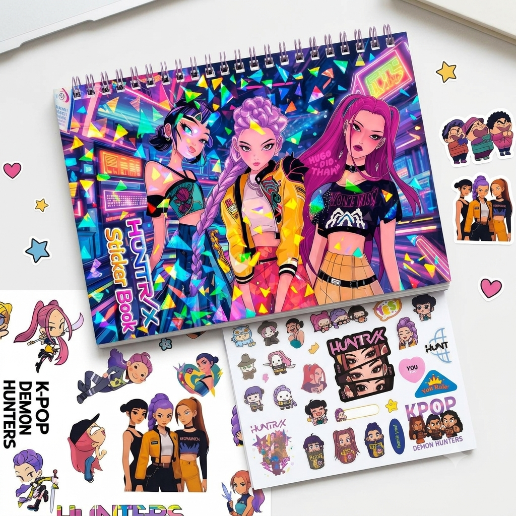 K-Pop Huntrix Sticker Book