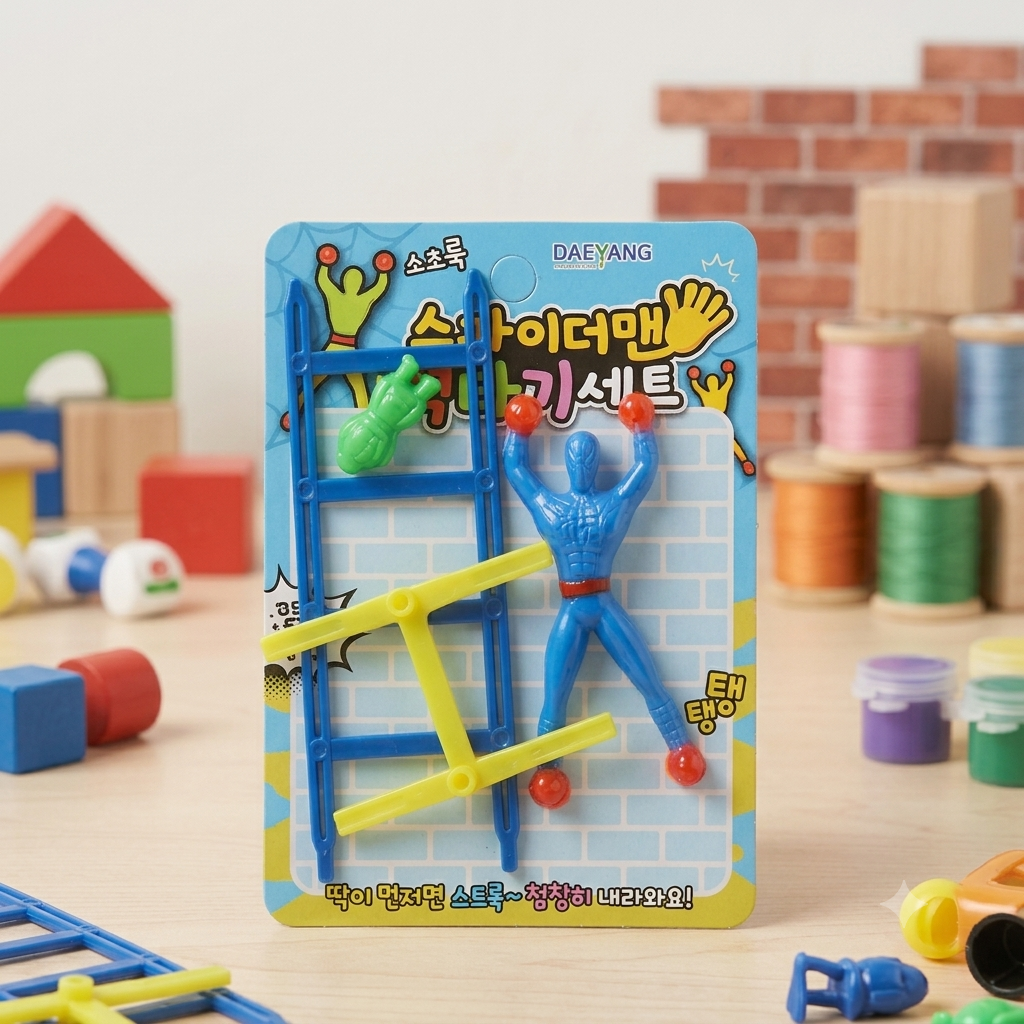 Wall Climbing Spider Toy with Ladder Tracks