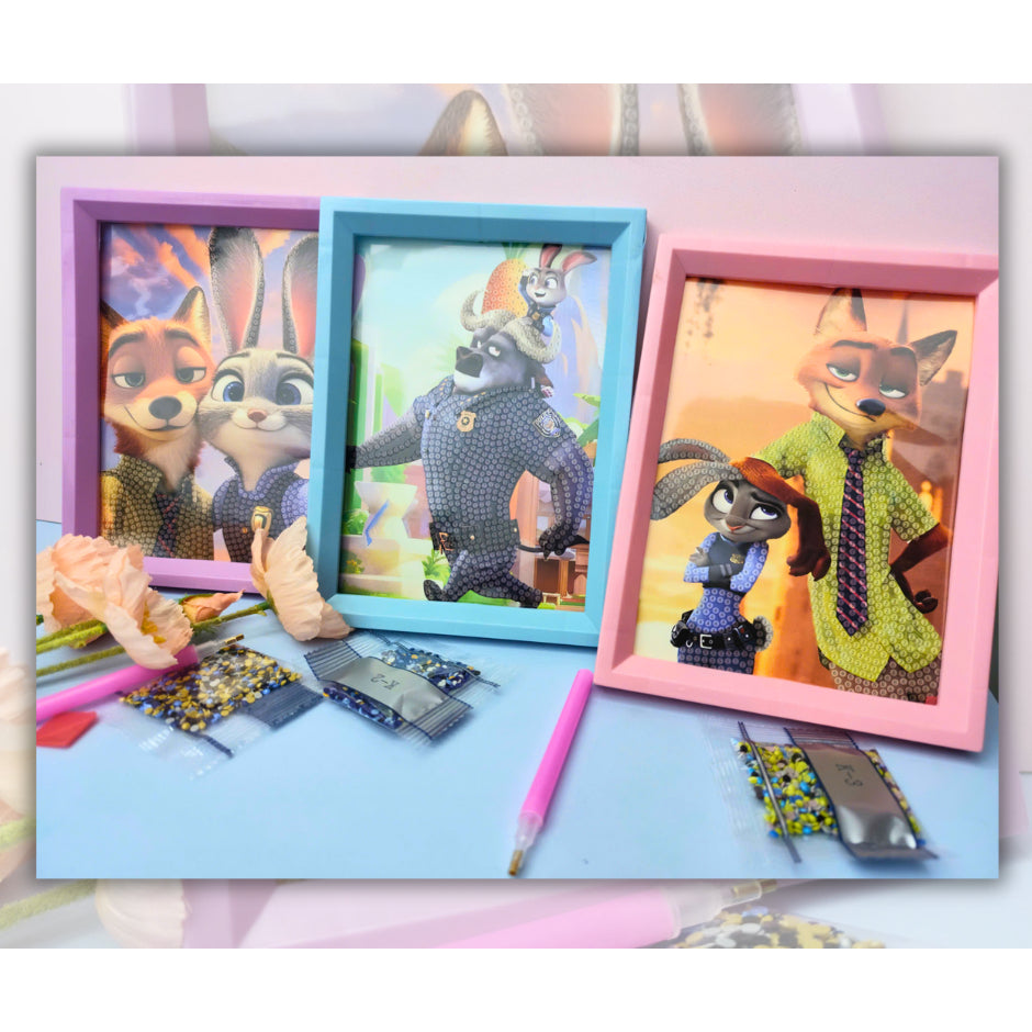 Zootopia - DIY Sparkling Diamond Painting Kits | 1pcs