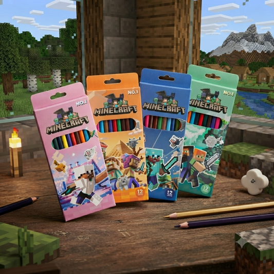 Minecraft - 12pcs Color Pencils