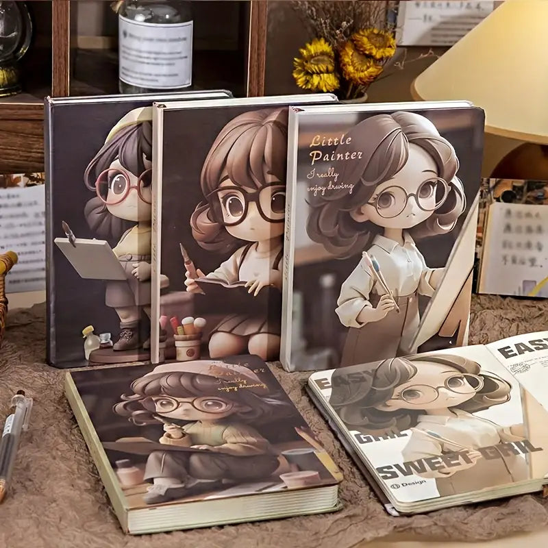 Cute Little Painter Notebook