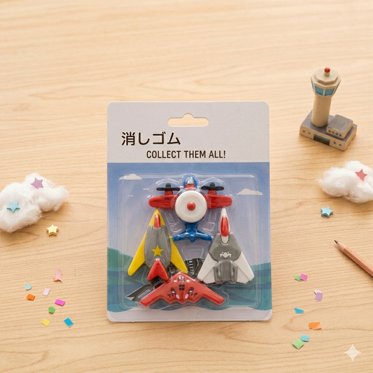DIY Erasers - Airoplane Set