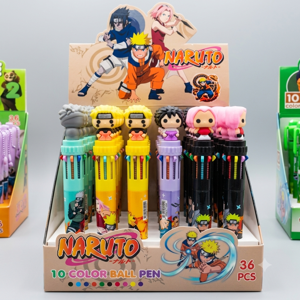 Naruto | 10 in 1 Color Pen