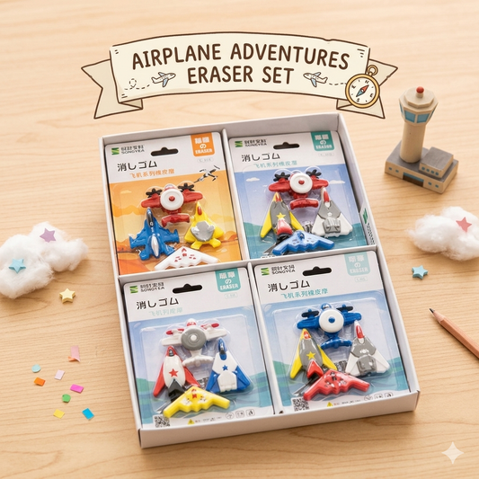 DIY Erasers - Airoplane Set