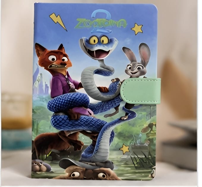 Zootopia Snap Lock Notebook