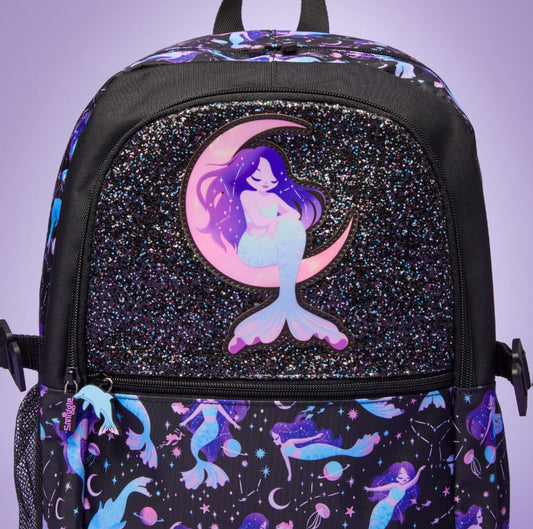 Mermaid Black - Smiggle 16” Premium Backpack