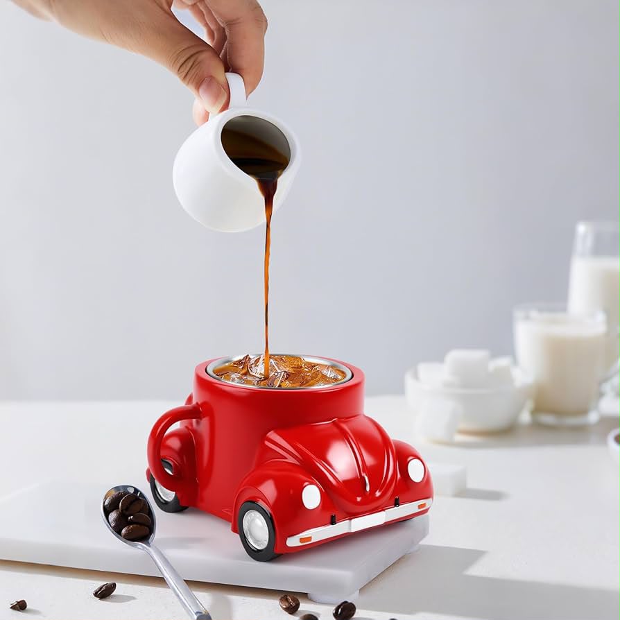 Car shaped Coffee Mug - Stainless Steel