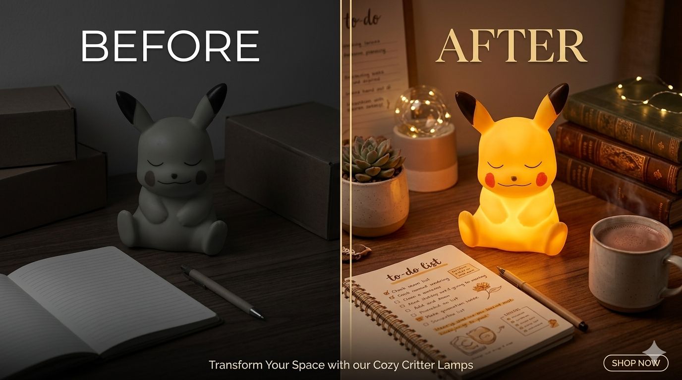Cute Character - Mini Night Lamp