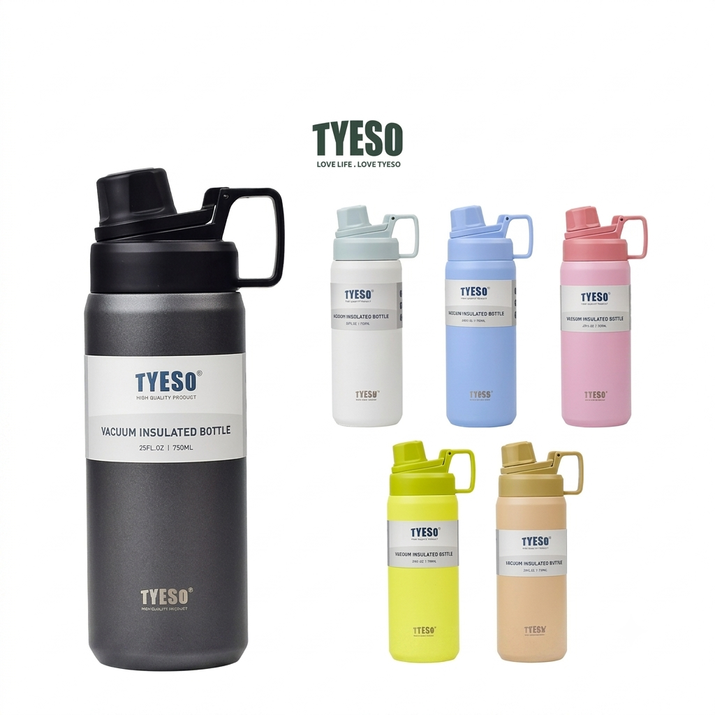 Tyeso 750 - Matte Insulated Bottle