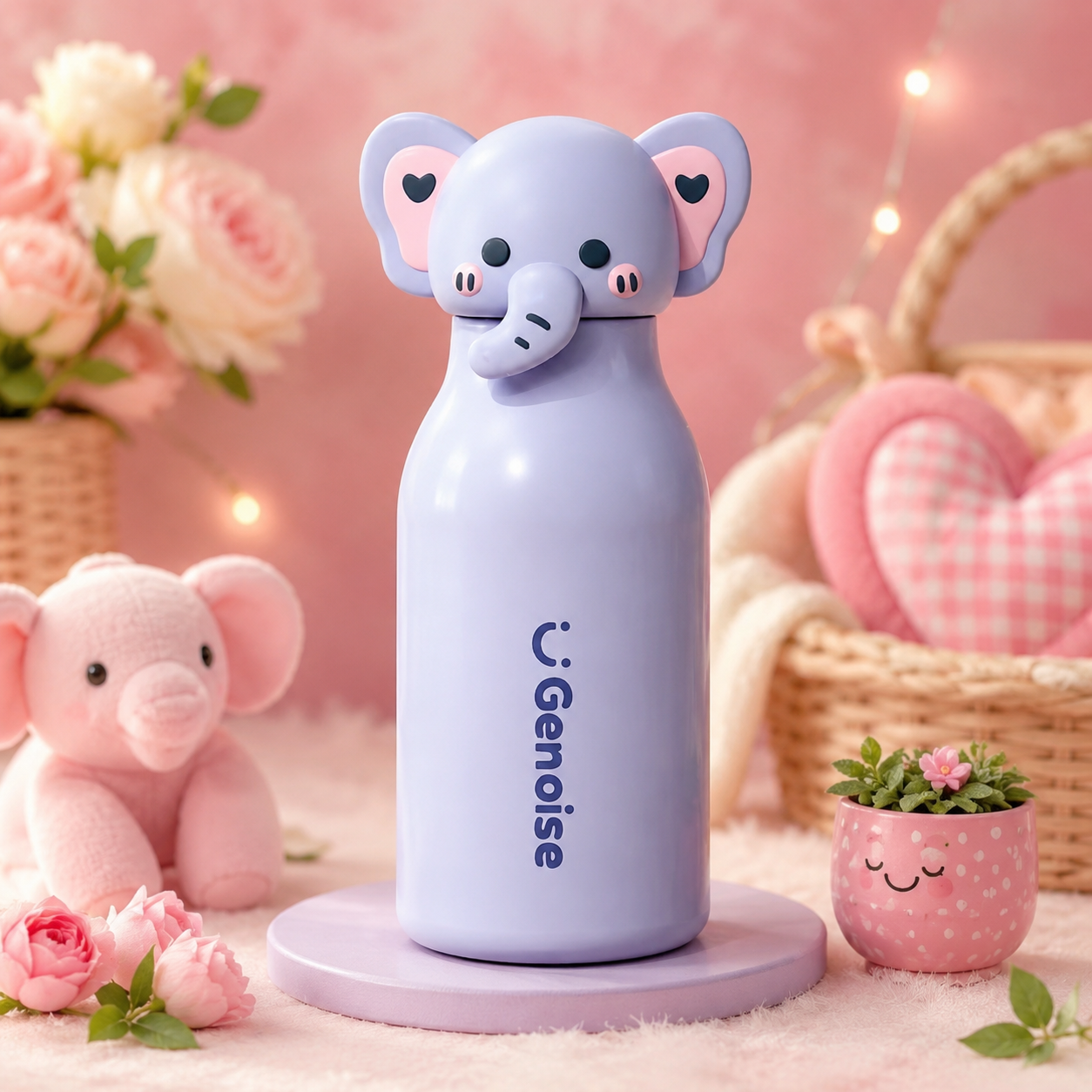 Genoise - 3D Animal Steel Bottle