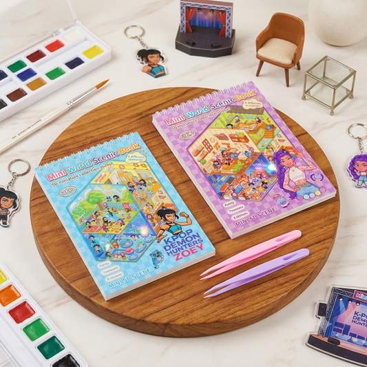 K-Pop 3D Miniature Stickers Book