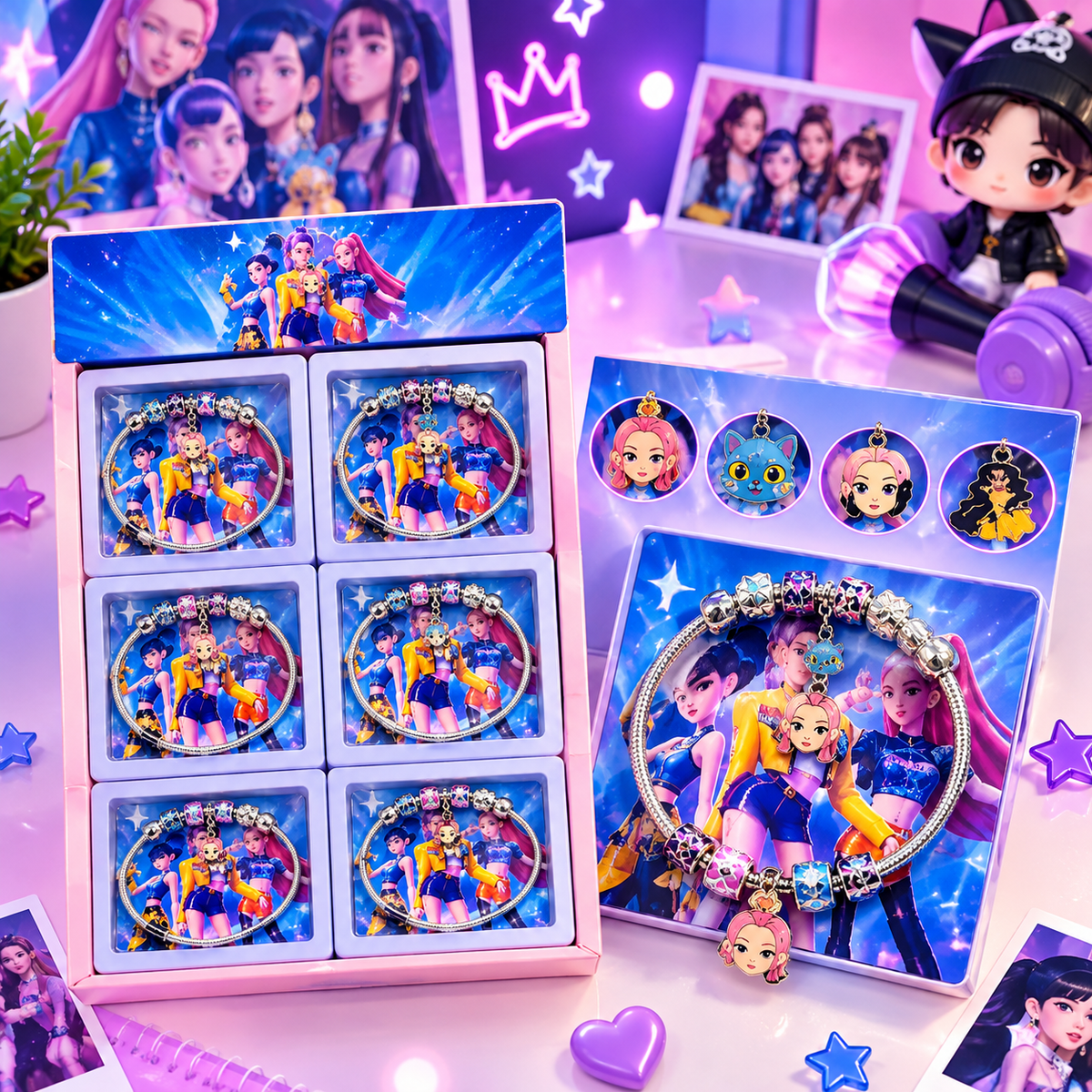 K-pop Charms Bracelet