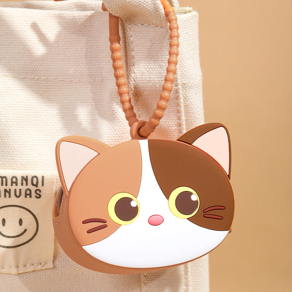 Cute 3D Kitty Silicone Coin Purse & Earphone Case