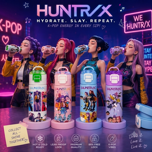 K-Pop - Huntrix - 2 in 1 Insulated Bottle