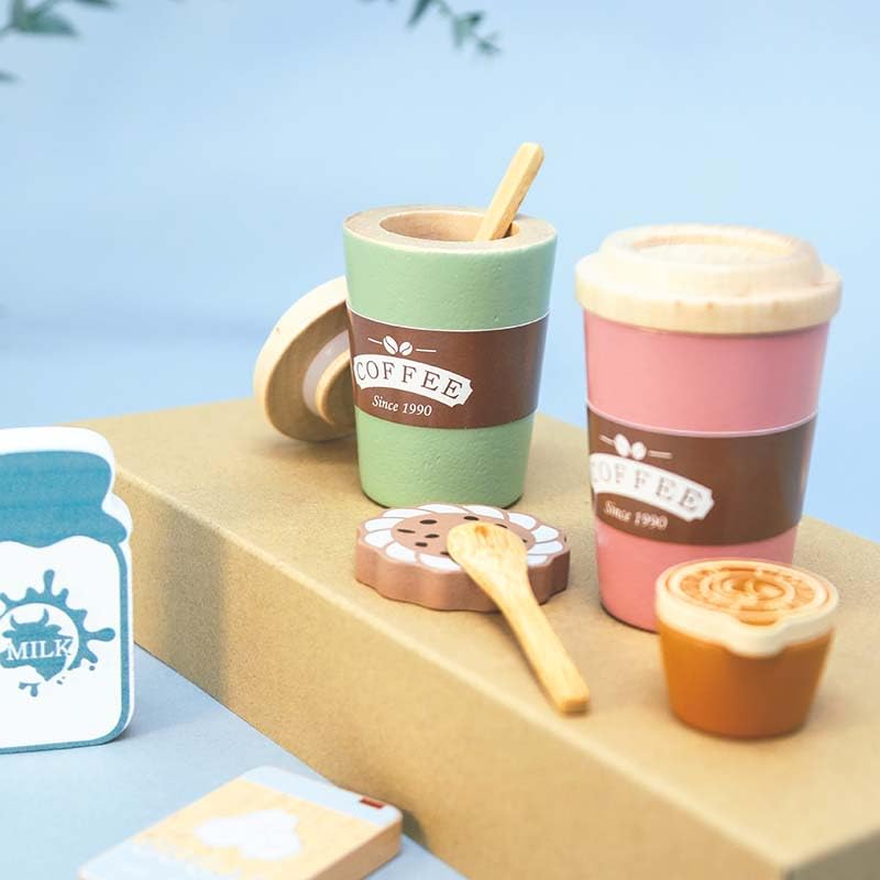 Wooden Coffee Time For children