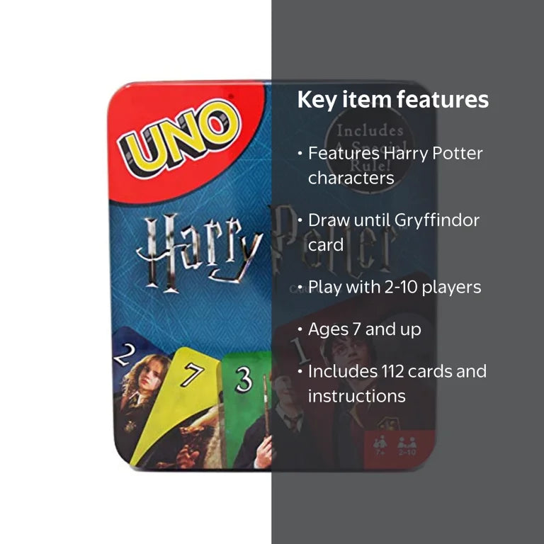 Harry Potter Uno Card Game – Special Edition Tin