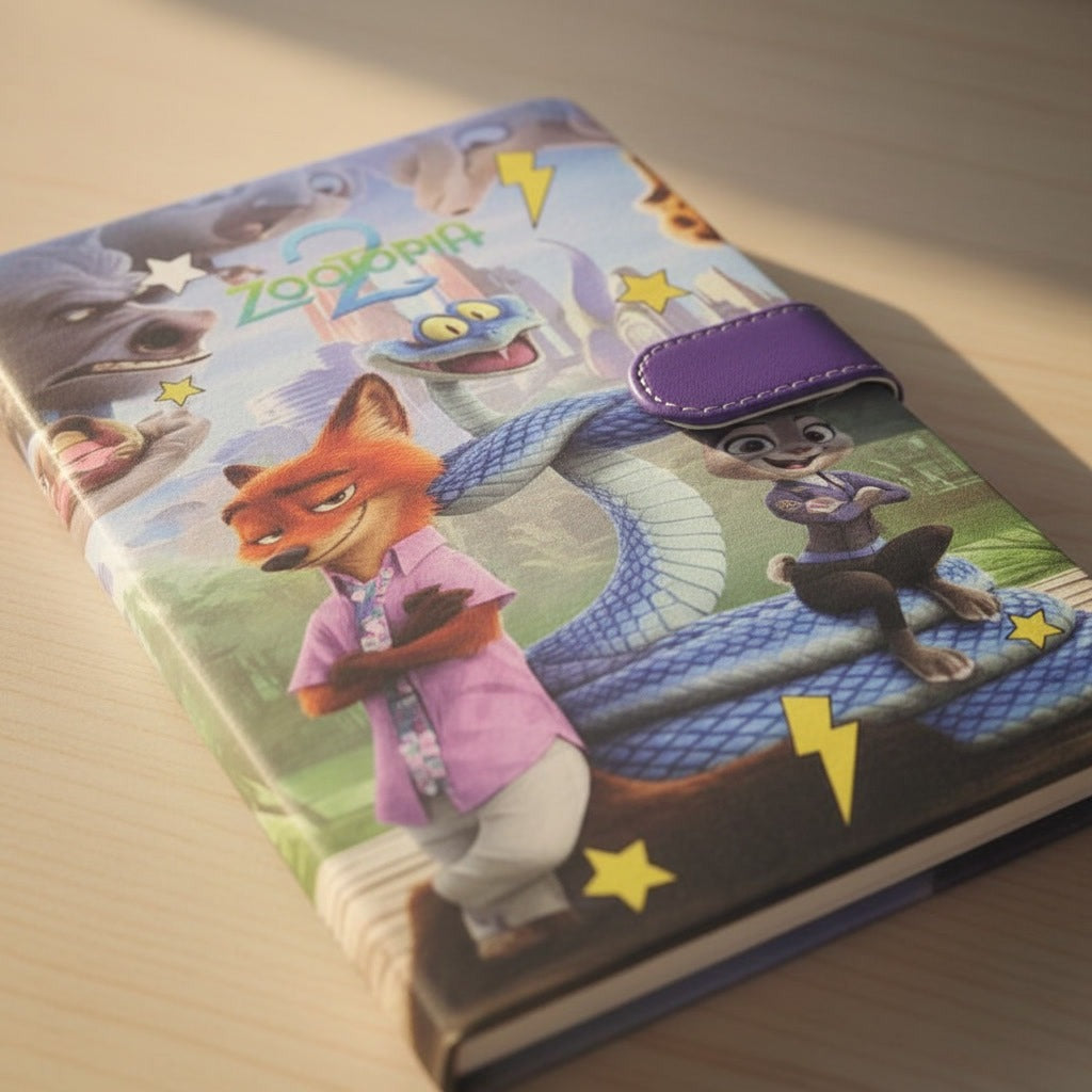 Zootopia Snap Lock Notebook