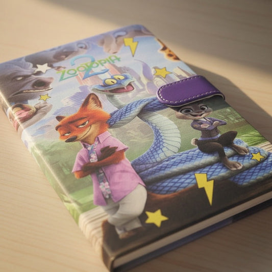 Zootopia Snap Lock Notebook