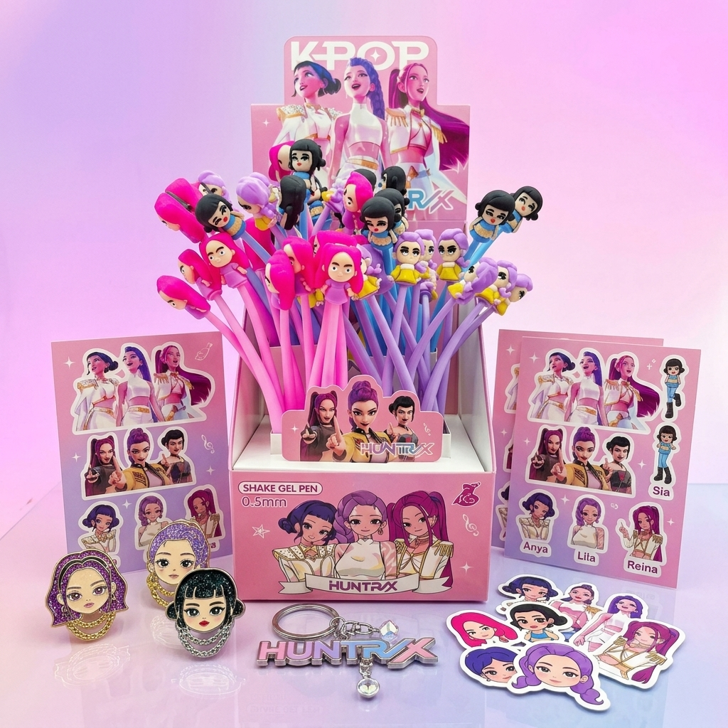 K-Pop Huntrix Jiggling Pen - 1pcs