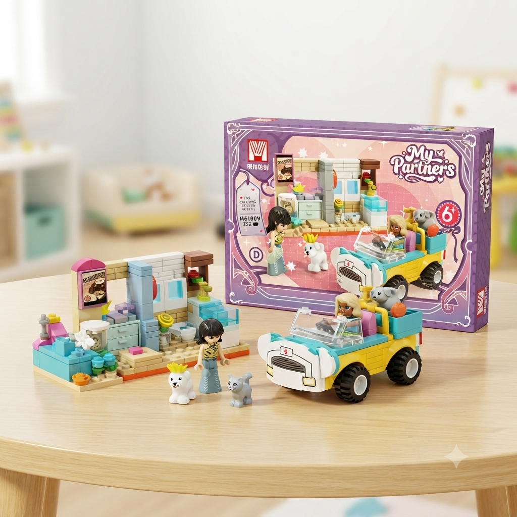 My Partners - DIY Pet Clinic Building Block Set