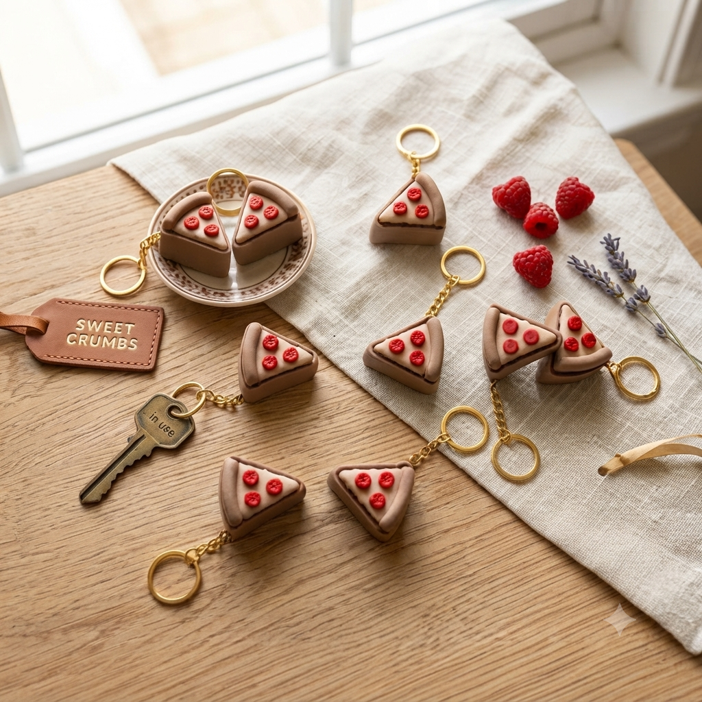 Pizza Clicker Keychain | 1pcs