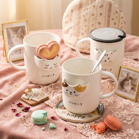Cute Cat Ceramic Mug