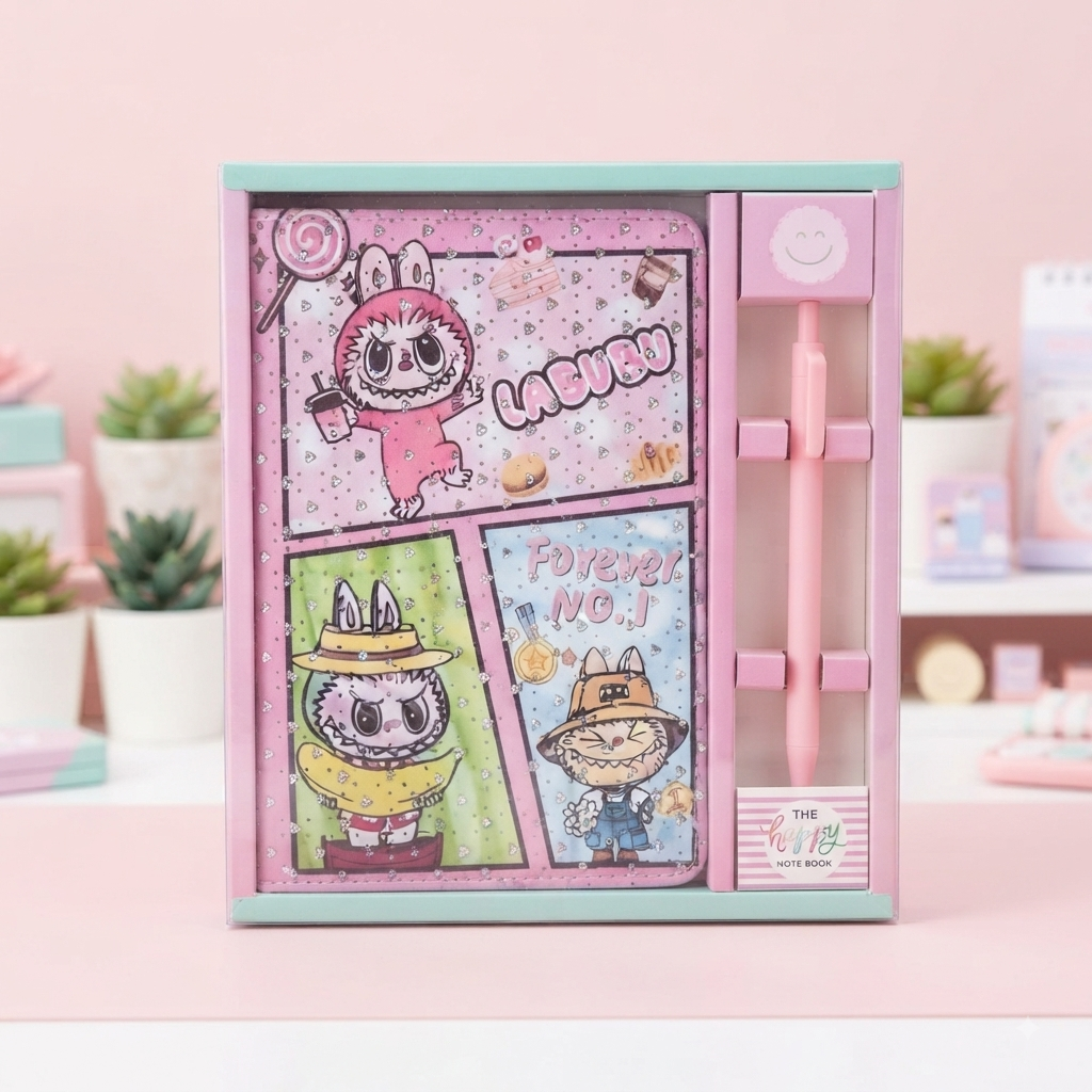 Labubu - Diary Pen Set