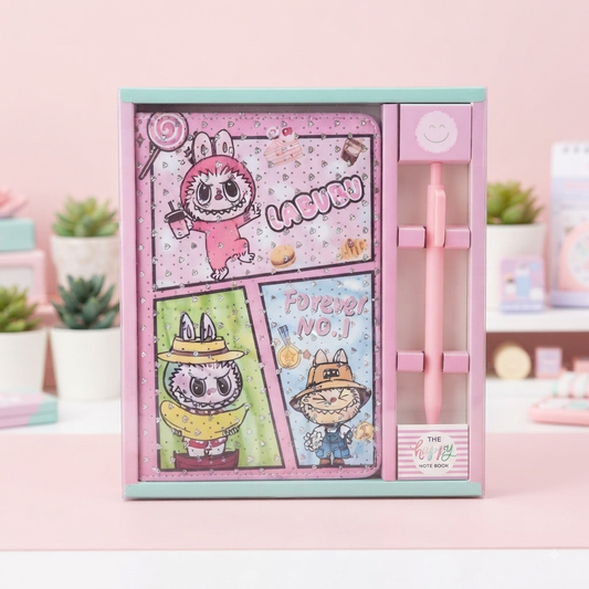 Labubu - Diary Pen Set