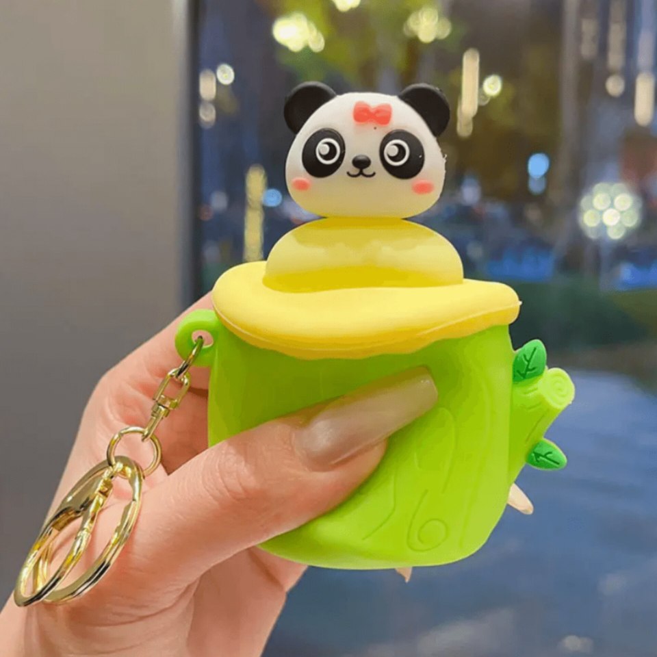 Kawaii Squishy Pop Up Keychain