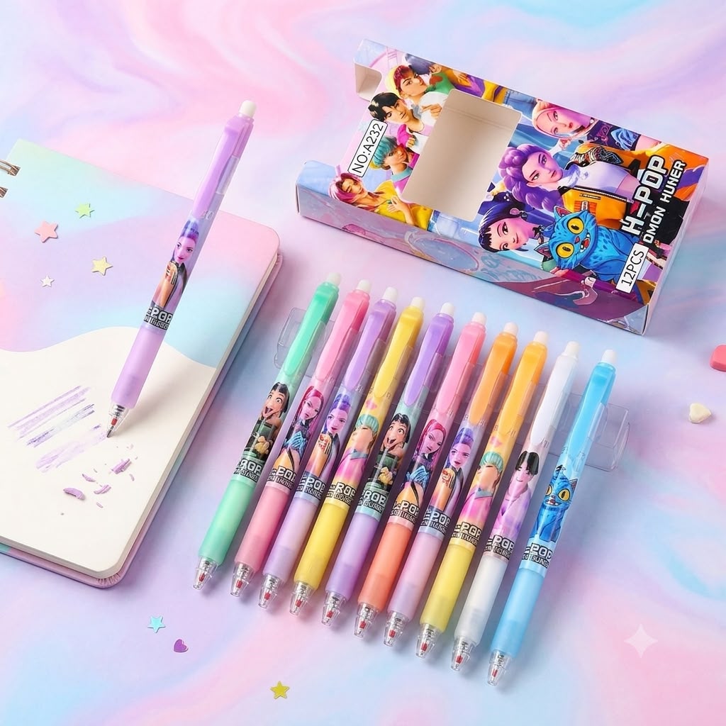 K-Pop - Demon Hunters - 12pcs pen set