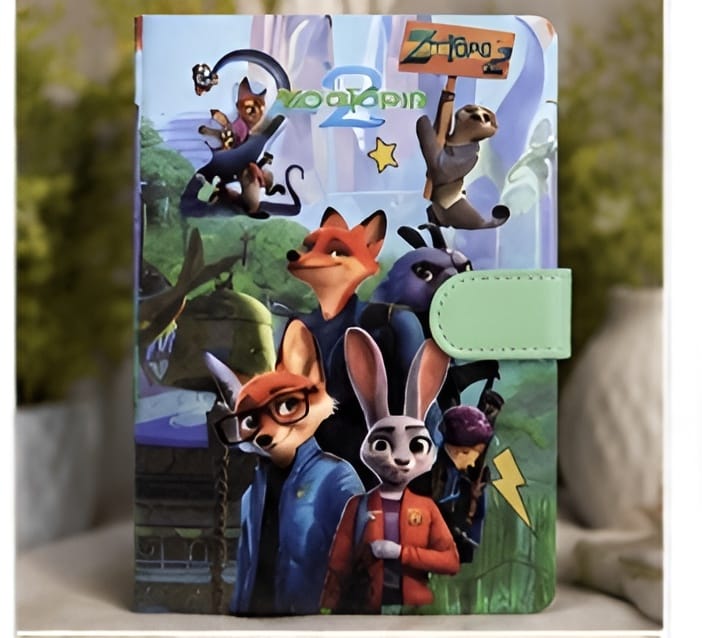 Zootopia Snap Lock Notebook