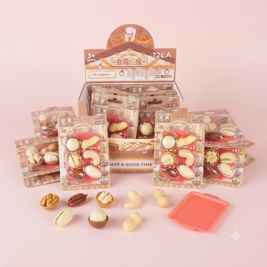 Dry Fruits Erasers